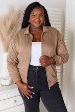 Load image into Gallery viewer, Heimish Full Size Zip-Up Jacket with Pockets