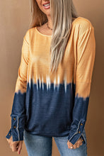 Load image into Gallery viewer, Contrast Boat Neck Long Sleeve Top