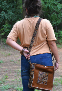 Hair on HIde Box Handbag Laredo Side Accents