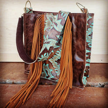 Load image into Gallery viewer, Hair on Hide Box bag Laredo Side Accents and Strap
