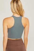 Load image into Gallery viewer, Knit Solid Cropped Seamless Tank Top