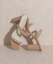 Load image into Gallery viewer, Victoria Pearl Strap Heel