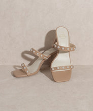 Load image into Gallery viewer, Victoria Pearl Strap Heel