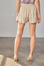 Load image into Gallery viewer, SHIRRED WIDE WAISTBAND SHORTS