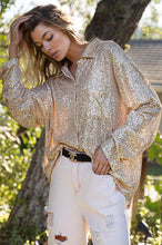 Load image into Gallery viewer, NYE Sequin Long Sleeve Shirt