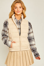 Load image into Gallery viewer, High Neck Padded Puffer Vest