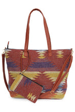 Load image into Gallery viewer, Western Aztec Large Weekender Bag