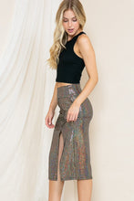 Load image into Gallery viewer, Vegas Lights High Waist Sequin Skirt