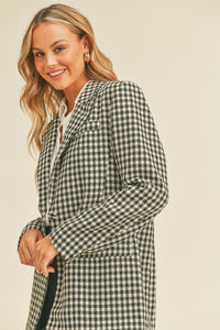 Payson Oversized Gingham Blazer