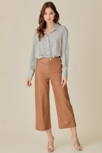 LIZZY COLLAR STRIPED SHIRT