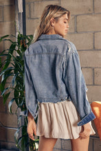 Load image into Gallery viewer, RAYLAN COLOR DENIM JACKET