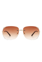 Load image into Gallery viewer, Classic Rimless Chic Square Fashion  Sunglasses