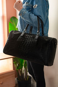 The Savannah Croc Tote