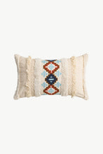 Load image into Gallery viewer, Embroidered Fringe Detail Decorative Throw Pillow Case