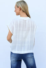 Load image into Gallery viewer, And The Why Lace Patchwork Short Sleeve Top and Cami Set