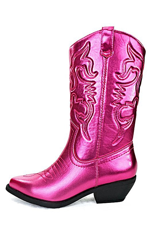 Electric Pink Boots