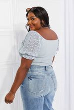 Load image into Gallery viewer, HEYSON Full Size Ditsy Floral Scoop Neck Bodysuit