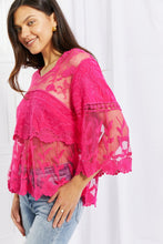 Load image into Gallery viewer, Davi &amp; Dani Full Size Lace Oasis Top