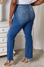 Load image into Gallery viewer, Judy Blue Full Size Distressed Raw Hem Jeans