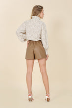 Load image into Gallery viewer, Stella Stand collar floral frill blouse