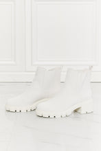 Load image into Gallery viewer, MMShoes Work For It Matte Lug Sole Chelsea Boots in White