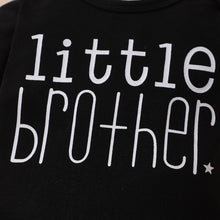 Load image into Gallery viewer, Baby LITTLE BROTHER Graphic Bodysuit and Printed Joggers Set
