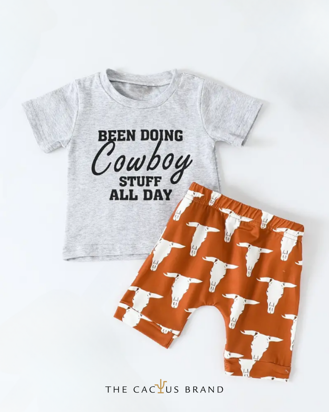 Baby Cowboy Stuff Shorts Set