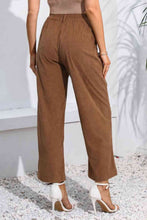 Load image into Gallery viewer, Buttoned  Straight Hem Long Pants