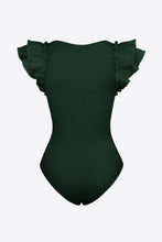 Load image into Gallery viewer, Ruffled Plunge Bodysuit