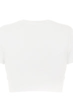 Load image into Gallery viewer, Round Neck Short Sleeve Crisscross Tee
