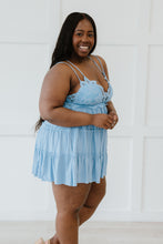Load image into Gallery viewer, Zenana Cross My Heart Full Size Lace Cami in Spring Blue