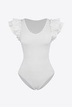 Load image into Gallery viewer, Ruffled Plunge Bodysuit