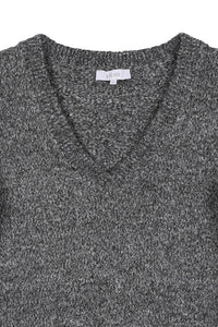 Mia V neck sweater maxi dress