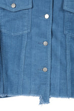 Load image into Gallery viewer, Dalley Frayed corduroy jacket