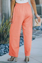 Load image into Gallery viewer, Textured Wide Leg High Waist Pants