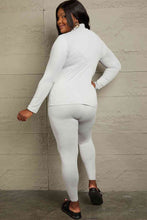 Load image into Gallery viewer, Zenana Friend in Me Full Size Mock Neck Top and Leggings Set