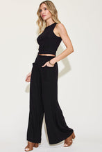 Load image into Gallery viewer, Basic Bae Full Size Ribbed Tank and Wide Leg Pants Set