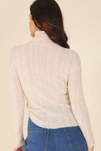 Load image into Gallery viewer, Mesquite Wool blended mock neck sheer sweater