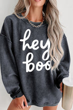 Load image into Gallery viewer, Round Neck Dropped Shoulder Graphic Sweatshirt