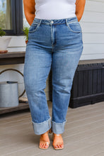 Load image into Gallery viewer, Jones High Rise Cuffed Straight Jeans