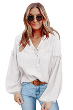Load image into Gallery viewer, Savannah White Casual Top