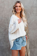 Load image into Gallery viewer, Savannah White Casual Top