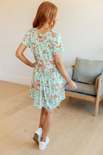 Load image into Gallery viewer, Mint Fields Forever Floral Dress