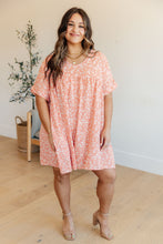 Load image into Gallery viewer, Rodeo Lights Dolman Sleeve Dress in Coral Floral