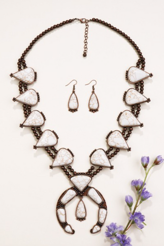 Loreta Squash Blossom Necklace