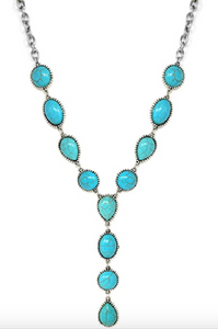Turquoise Y Necklace