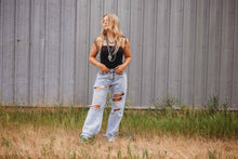 Load image into Gallery viewer, Daisy Distressed Straight Leg Jeans