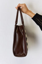 Load image into Gallery viewer, David Jones Argyle Pattern PU Leather Handbag
