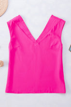 Load image into Gallery viewer, V-Neck Pleated Detail Tank