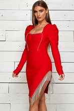 Load image into Gallery viewer, ATHENA FRINGE DRESS
